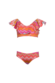 Bikini ZigZag - Rosa/Orange