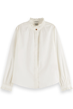 Blus Ruffle - Offwhite