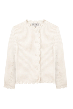 Cardigan Virkad (Offwhite)