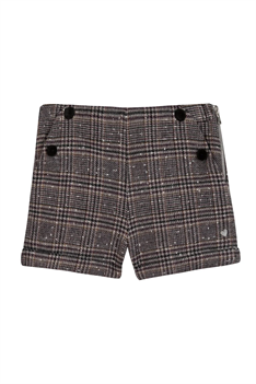 Shorts Tweed - Beige/Lila