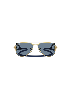 Solglasögon Aviator (Guld/Blå)