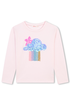 T-shirt Moln - Rosa